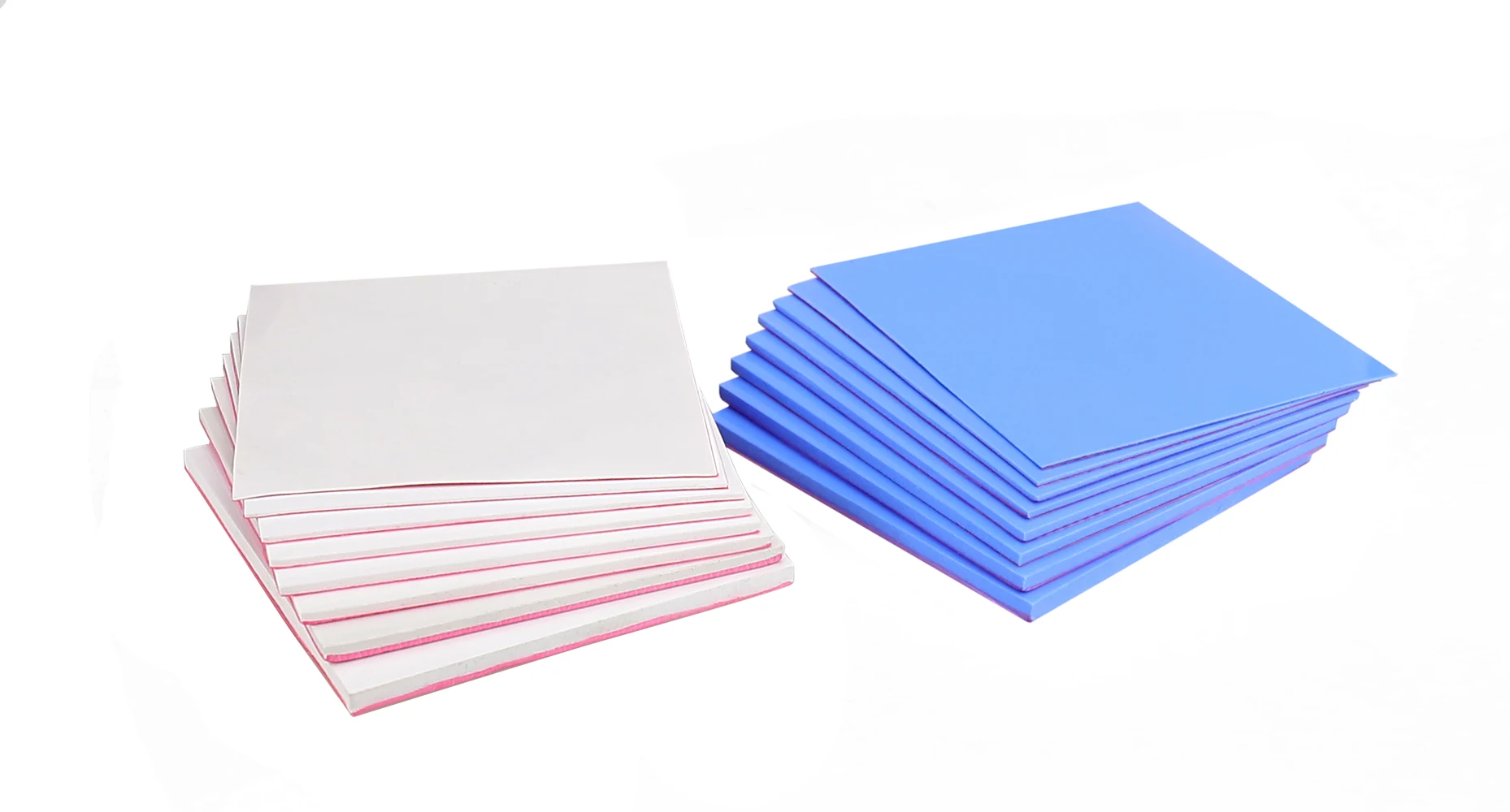 2Pcs 100*100mm 0.5mm 1mm 2mm 3mm 4mm 5mm CPU Heatsink Pad Combination Thermal Conductive Silicone Pad For Laptop IC GPU VGA Card