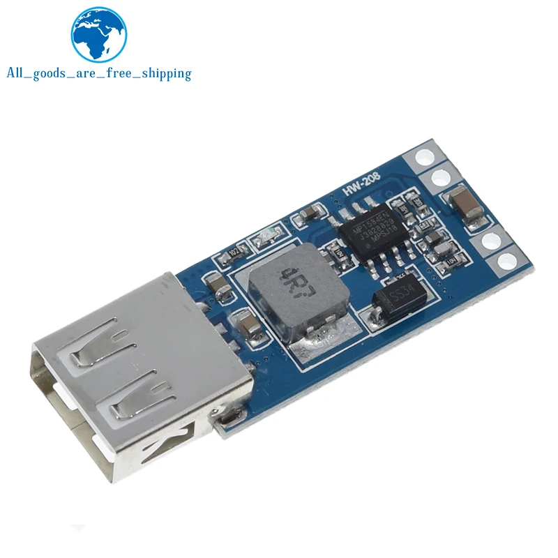 TZT 1/3PCS 9V/12V/24V zu 5V DC-DC step-down auto ladegerät USB auto ladegerät 3A ausgang buck regler netzteil modul – Detail 3