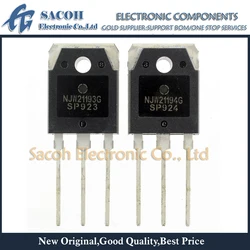 10Pairs NJW21193G or NJW21193 + NJW21194G or NJW21194 TO-3P 16A 250V 200W NPN PNP Silicon Power Transistor