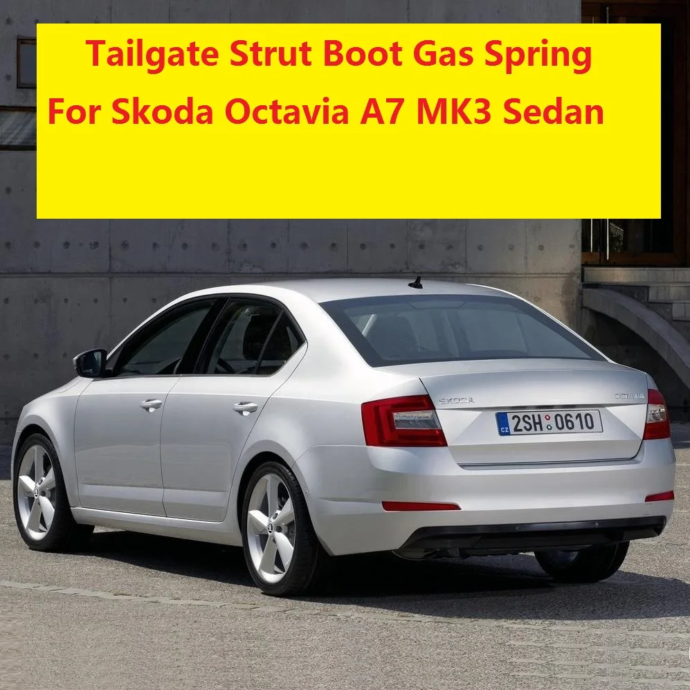 Газовые Пружинные стойки багажника для Skoda Octavia 5E, A7, MK3, седана 2013, 2014, 2015, 2016, 2017, 2 шт.