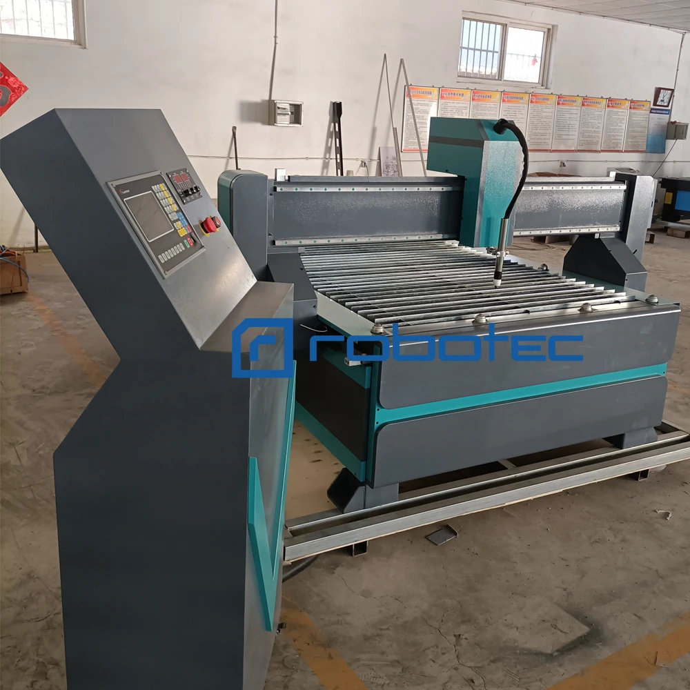 Mesa de corte Industrial CNC, máquina enrutadora de copia de corte por Plasma para aluminio 1530 2040 CNC, cortador de plástico de Metal, precio