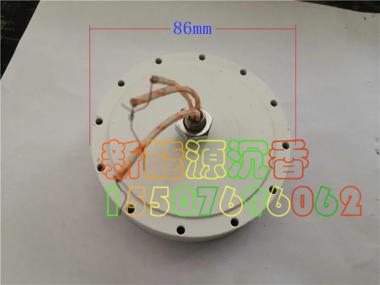 30w Mini Disc Generator Coreless Generator Permanent Magnet Generator Diy