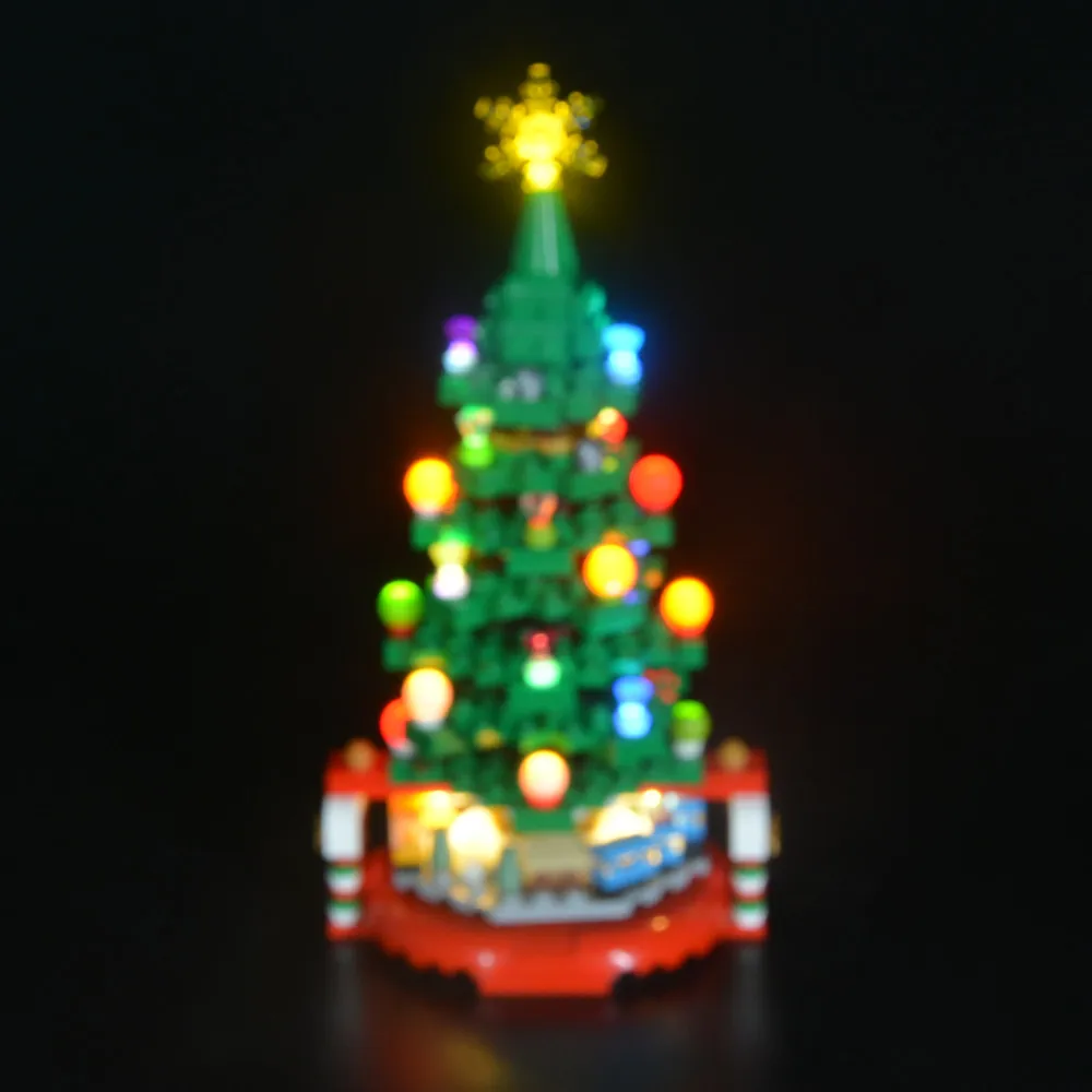 Led Light Kit For 40338 Christmas Tree  DIY Toys Set (Not Included Building Blocks)