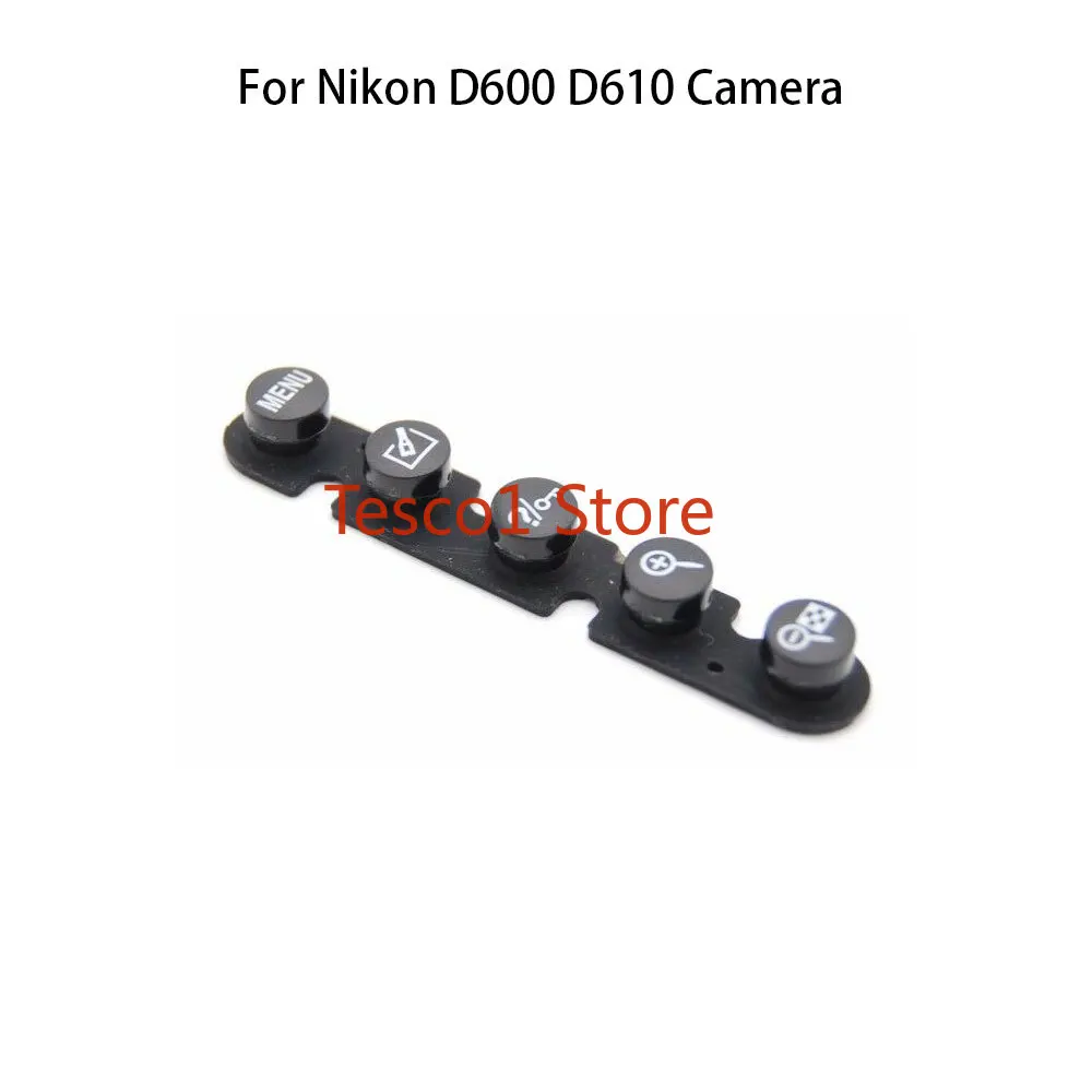 2ชิ้นใหม่เอี่ยมด้านหลัง5เมนูปุ่มย้อนกลับ (ปุ่มฟังก์ชั่นเมนู OK) อะไหล่สำหรับกล้อง Nikon D600 D610