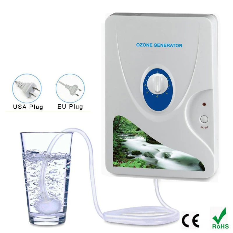 Purificador de ar gerador de ozônio, 600mg, ozonizador, ozônio, portátil, concentrador de oxigênio, purificação de água, esterilização