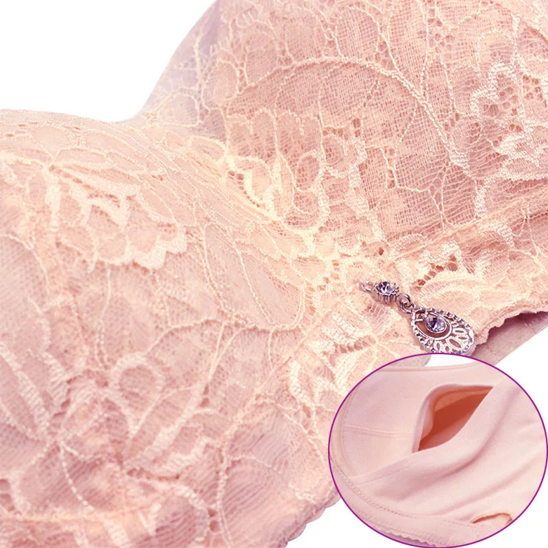 H9627 Special Bra After Breast Cancer Surgery No Steel Ring Bras Underwear Silicone Fake Breast Lace Breathable Bra Lingerie
