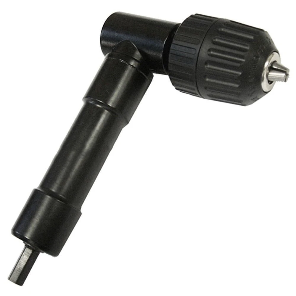 90 Degree Right Angle Electric Drill Corner 8mm Hex Shank Turning Device Bend Extending Three-jaw Chuck Range 1-10mm