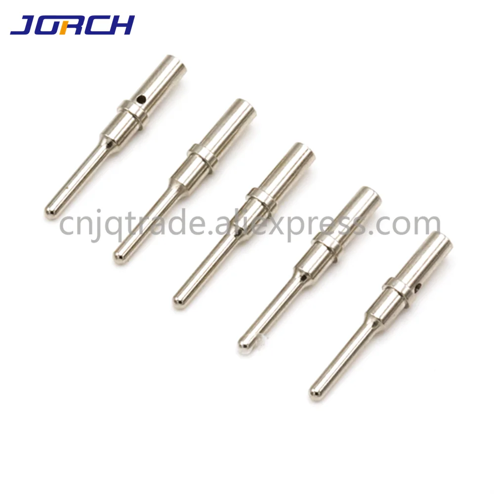 50pcs  DT Series Pin Contact 0462-201-16141 0460-202-16141 Stainless Steel 16-20AWG Deutsch Crimp Solid Terminal Female