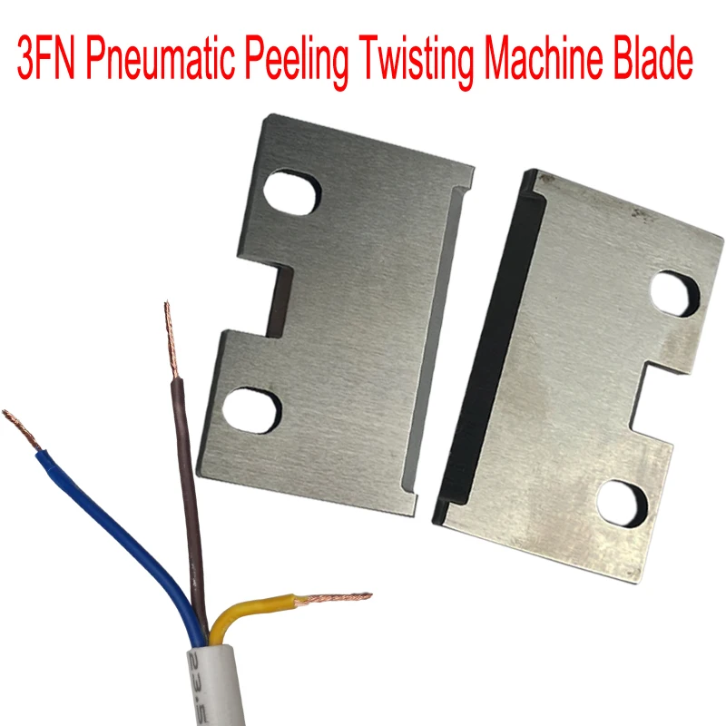 2PCS/SET Blade for 3FN Cable Peeling Machine Wire Pneumatic Stripping Twisting Knife Gas Electric Stripping Machine Cutter