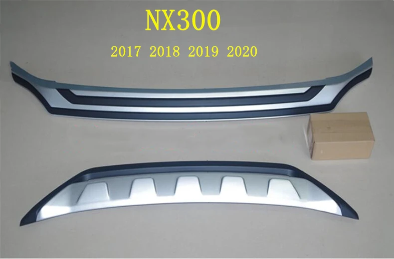 For Lexus NX200 NX300 NX300H 2017-2020 Front & Rear Bumper Guard Diffuser Plate Protector Anti-impact High Quality Accessories