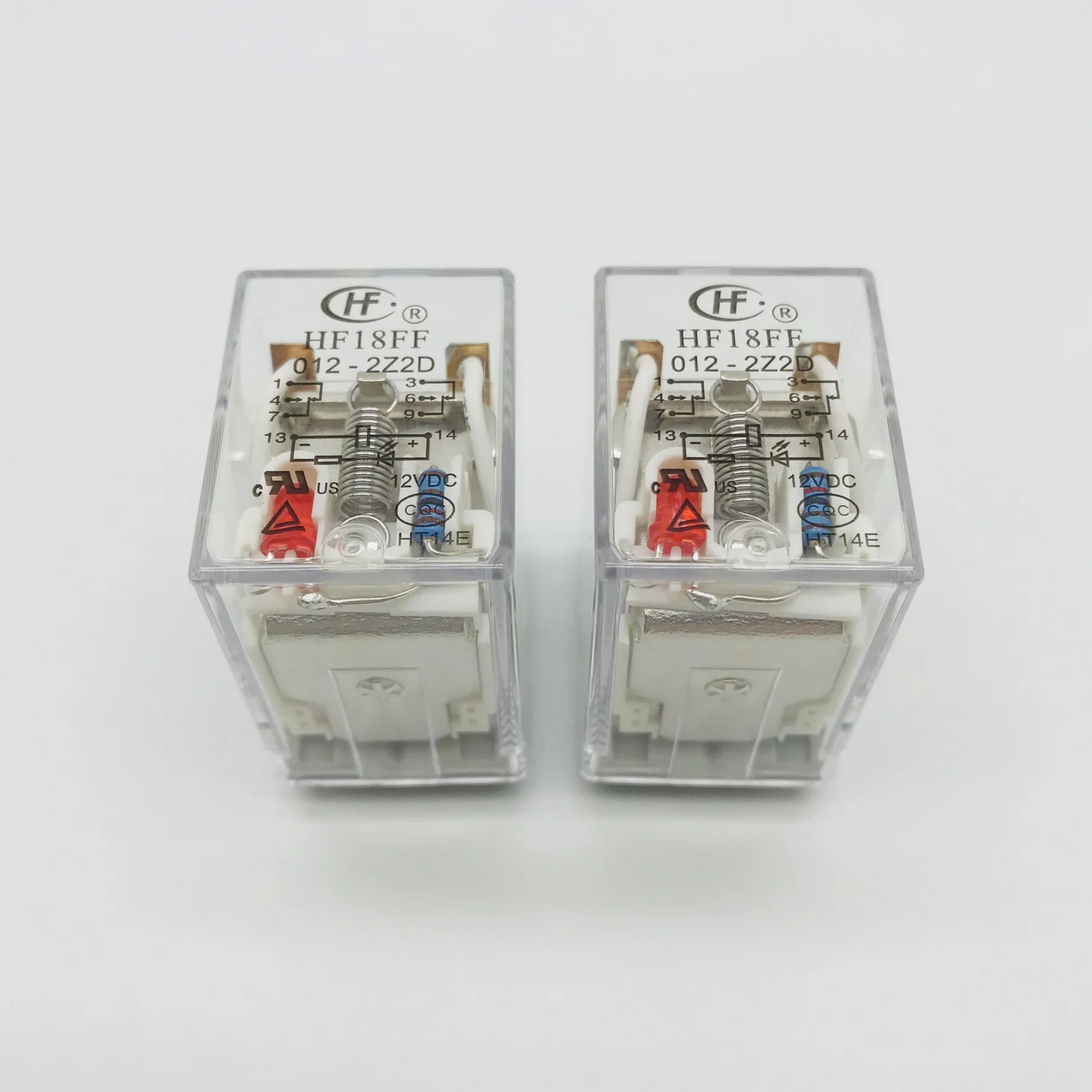 

HF18FF-012-2Z2D 12VDC led 7A 250VAC relays