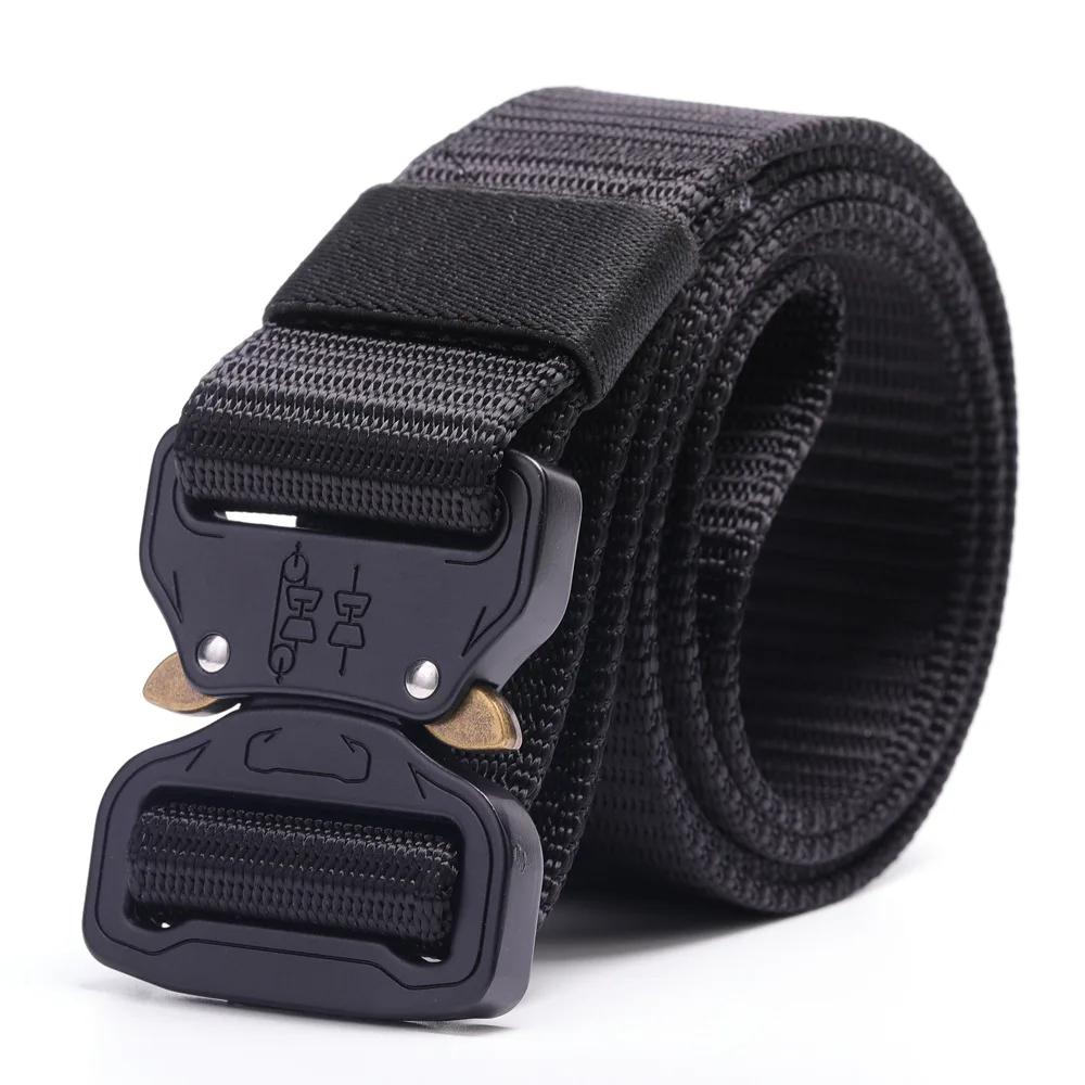 Tactical Belt New Nylon Army Belt Men Molle Military SWAT Combat Belts Knock Off Emergency Survival Belt Tactical Gear Dropship