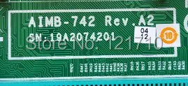 Industrial equipment board AIMB-742 REV.A2  AIMB-742G2 dual network port