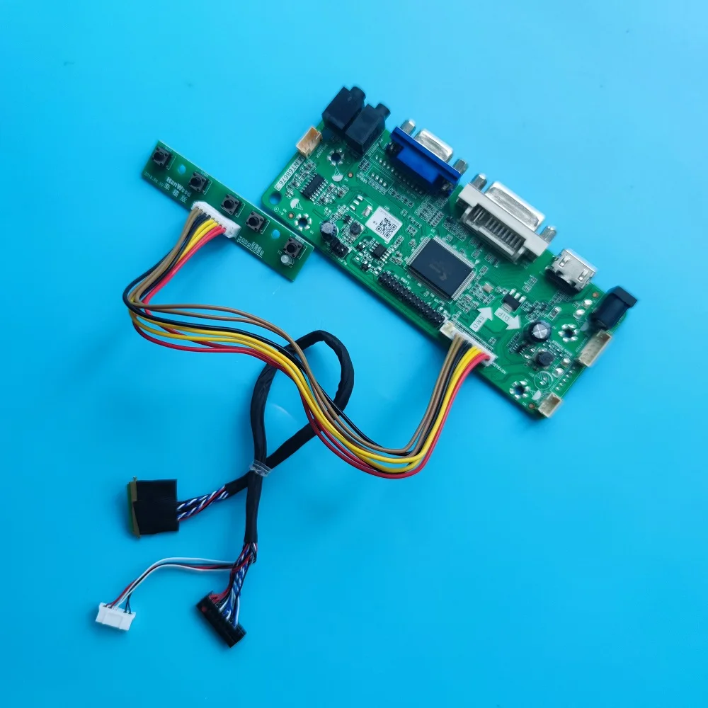 

Комплект панелей B156HTN03.2/3,3 VGA DVI для ЖК-монитора 15,6 дюйма, совместимого с HDMI, M.N68676, плата контроллера LED DIY LVDS 40pin 1920X1080