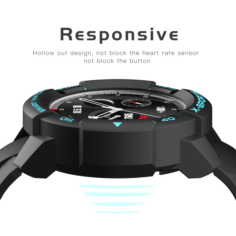 Sikai-funda protectora para Huawei Honor Watch GS Pro, carcasa protectora de TPU, marco de parachoques para HONOR GS Pro