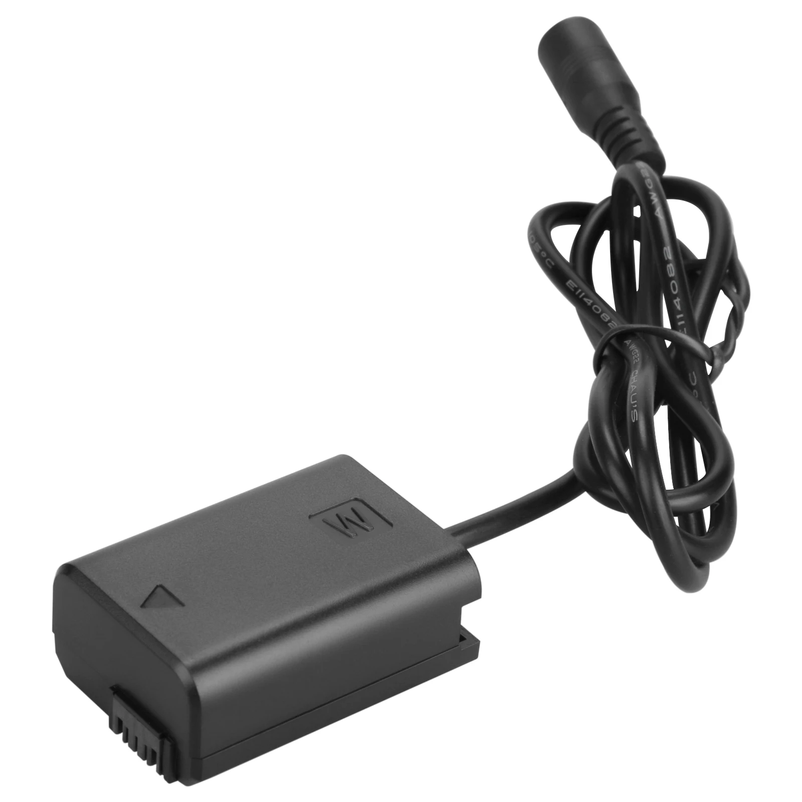 Adaptador fw50 da fonte de alimentação da c.a. do acoplador do bloco da bateria NP-FW50 manequim para sony a6500 a6400, a6300, a7, a7ii, a7rii, a7sii, a7s, a7s2,