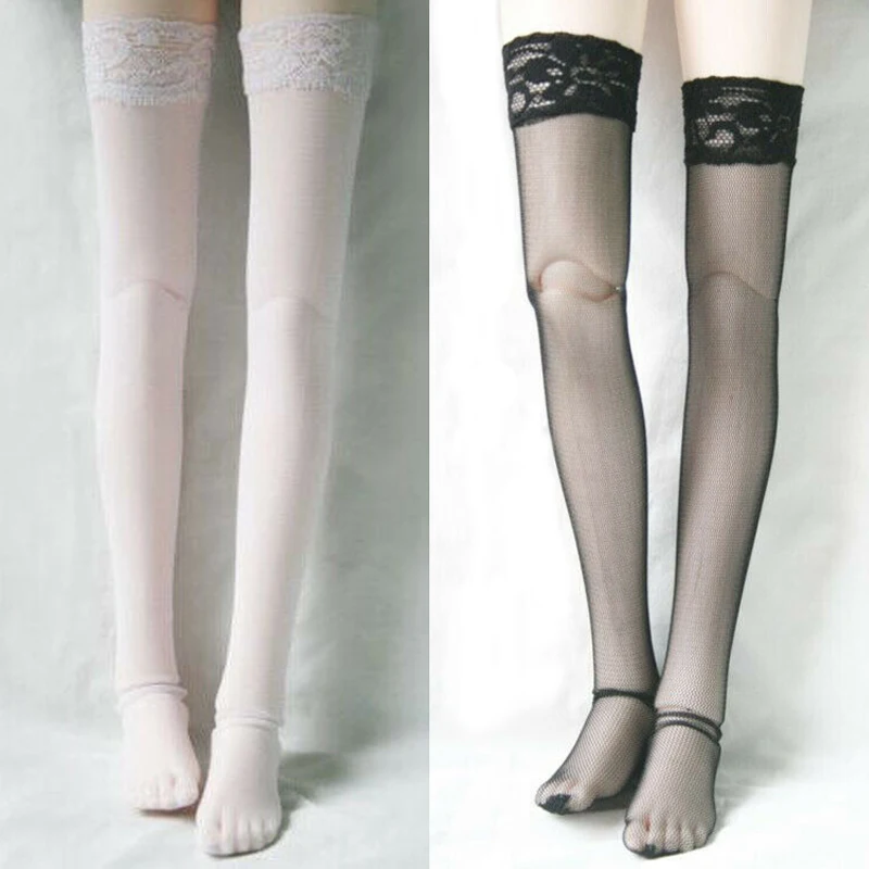 [wamami] 12# White/Black 1/4 MSD 1/3 1/6 SD BJD Dollfie Sexy Fishnet Stockings/Socks