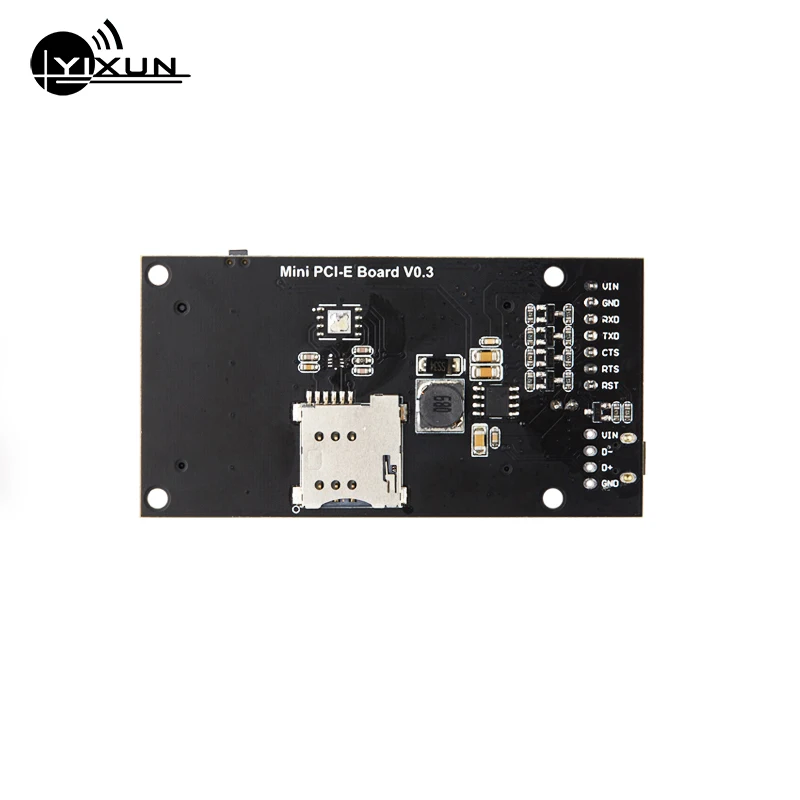 미니 Pcie to 직렬 USB 특수 개발 보드, Quectel EP06-E EP06-A EC25-E, SIM 카드 홀더 포함, 4G 모듈 전송 보드