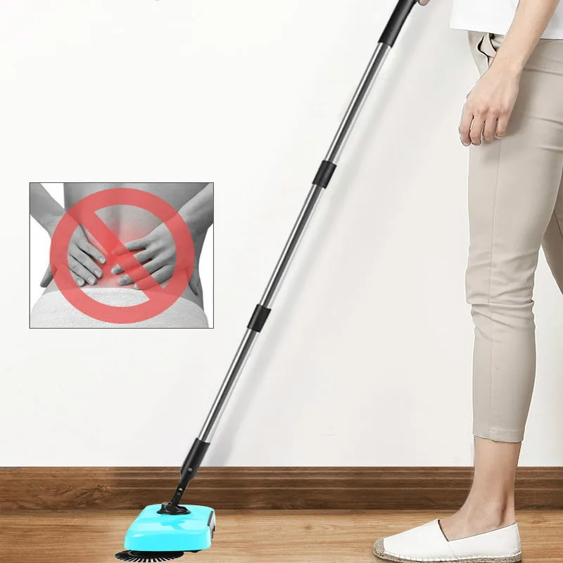 Dust-free Sweeping Machine Broom Garbage Shovel Combine Lazy Invention Push Broom Can Elderly Pregnant Women Use 2020 New E11366