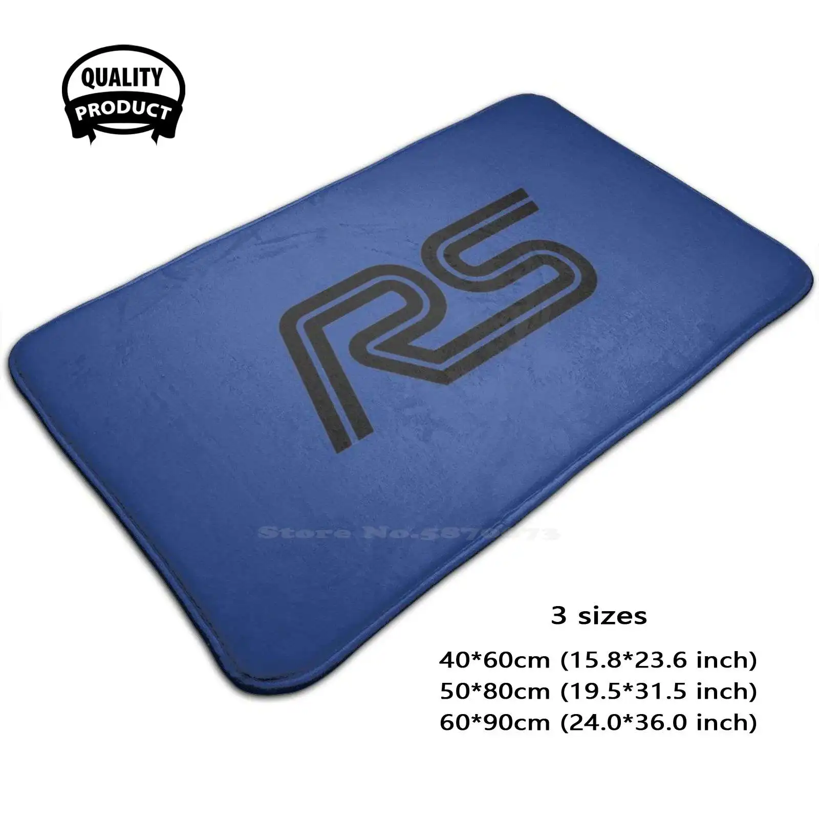 Rs Logo Soft Cushion Home Carpet Door Mat Car Rug Formula Retro Circuit Williams Senna Legend Hero Racing Mondeo Rc Endurance