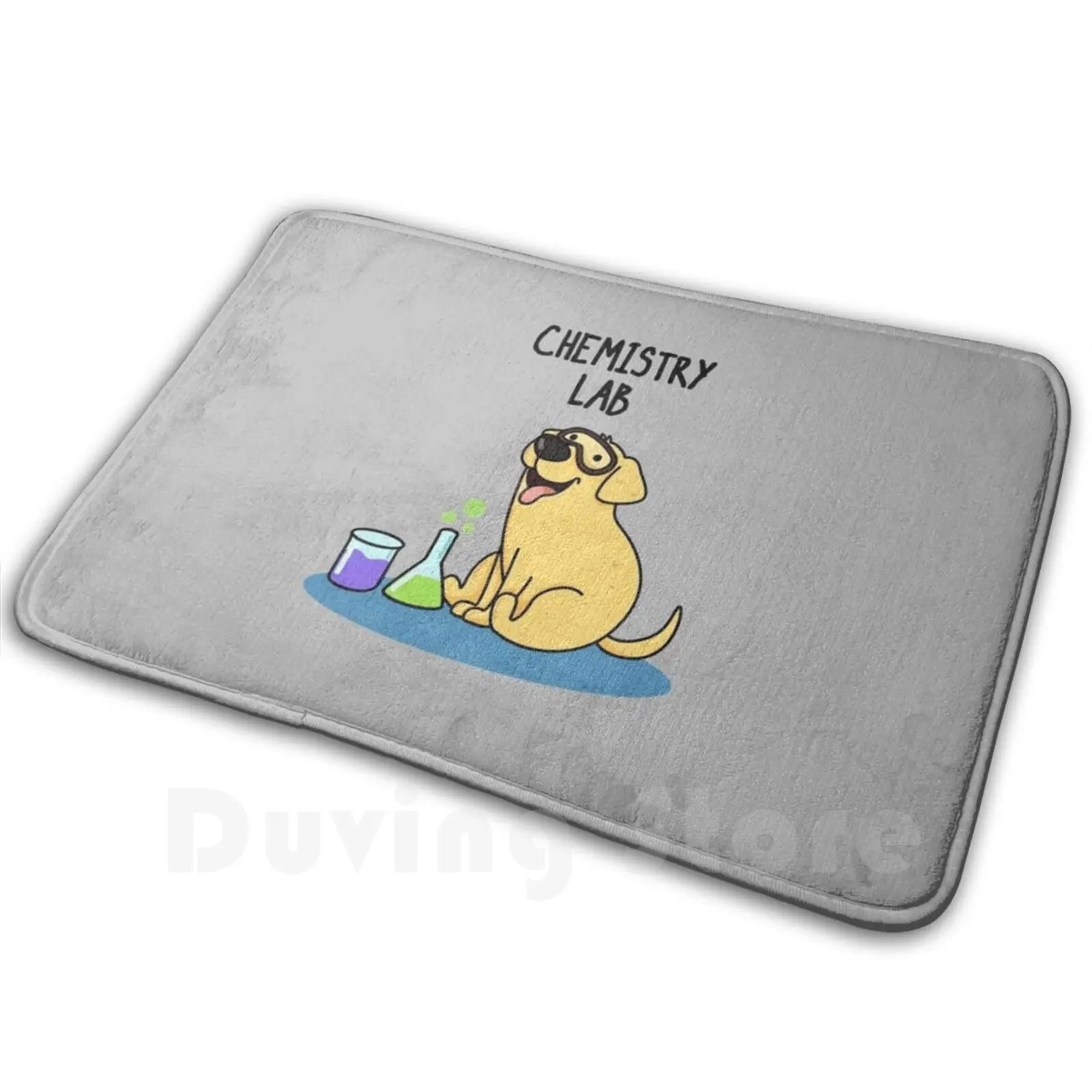 Chemistry Lab Animal Pun Carpet Mat Rug Cushion Soft Pun Art Jokes Animal Puns Animal Jokes Labrador Puns Cute Animal