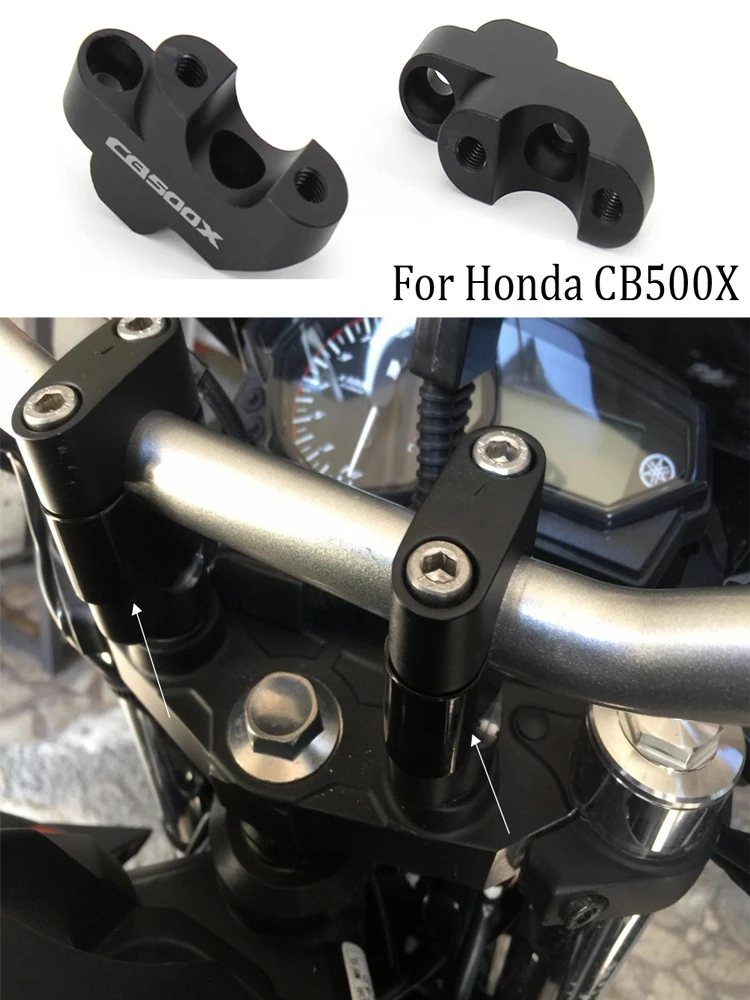 Voor Honda NC750S NC750X DCT CB300F CB400F CB500X CB500F NC700S NC700X Motorfiets 22mm 7/8 "Stuur Riser fat Bar Mount Risers - afbeelding 2