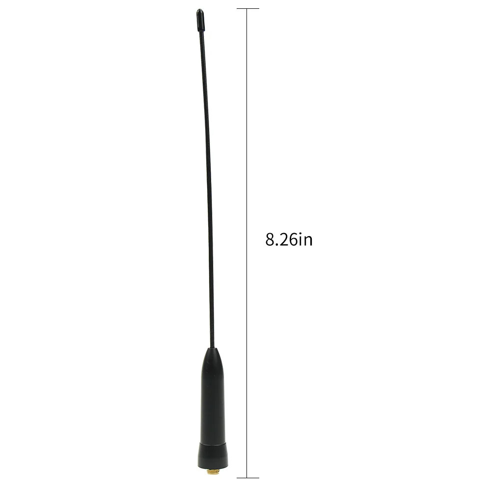 Walkie Talkie Antenna 8.26Inch Cambuk Dual Band UV VHF/UHF 144/430M Hz Antena SMA-F untuk UV-82 UV-B5 GT-3 BF-F8HP UV-5RA UV-5RE