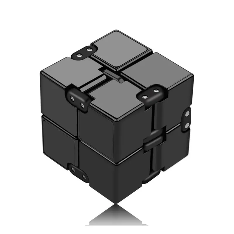 High Texture Infinity Cube Anti Stress Magic Cubes Aluminum Professional Competition Speed Puzzle Adult Decompression Toys
