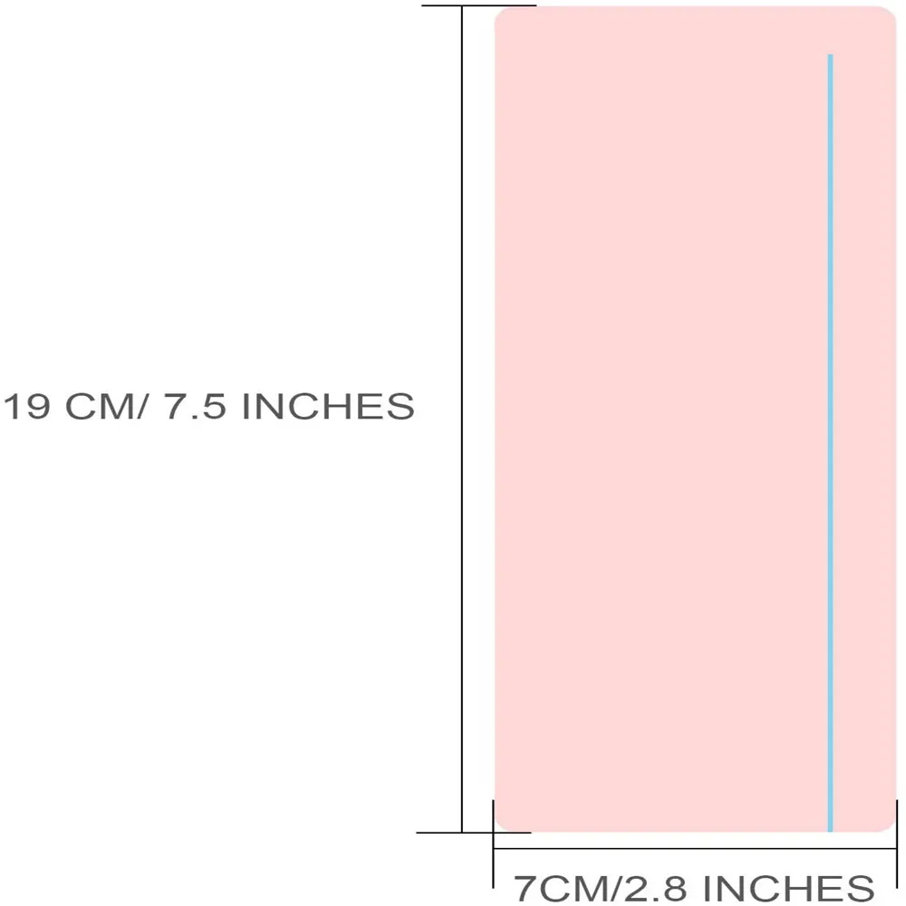 8PCS/Pack Clear Bookmark Guided Reading Highlight Strips Colored Overlay Reading Tracking Rulers Helps with Reduce Visual Stress