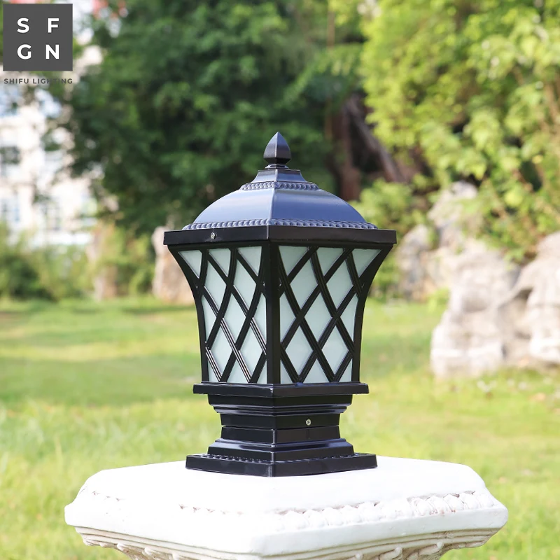 pillar light gate light for outdoor lighting IP54 Waterproof post light Die-cast Aluminium lamp