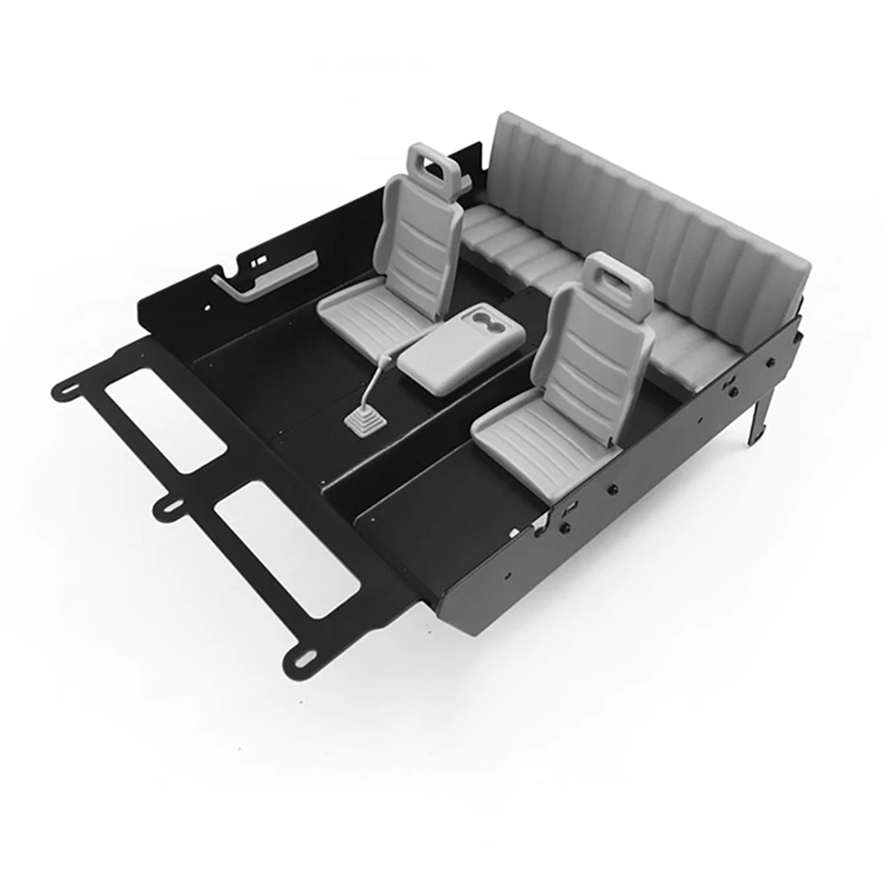 Car Body Interior Assembly Kit for 1/10 RC4WD TF2 Mojave 4 Door RC Truck Modification Parts