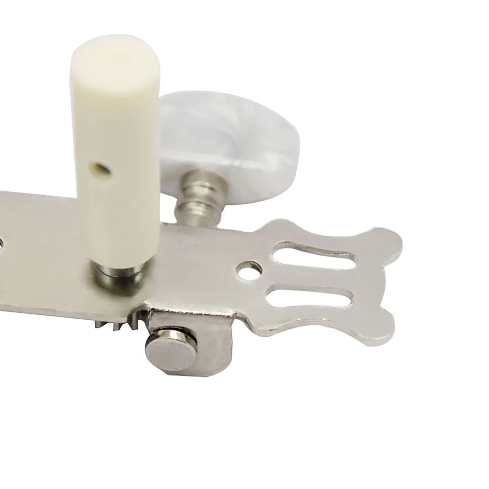 M MBAT Stimmwirbel für Gitarrensaiten, 1 Paar Säulen, weißer Gitarrenknopf für klassische Gitarre, Instrumententeile, Zubehör Y-04 – Detail 14