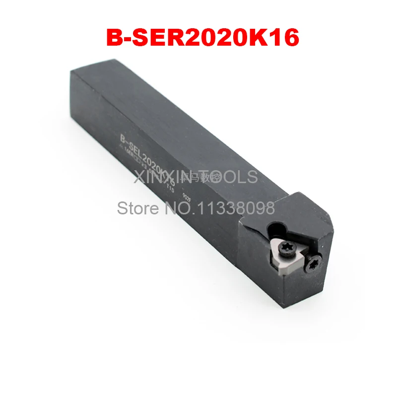 

B-SER2020K16/ B-SEL2020K16 20*20mm External Thread Turning Tool Lathe Cutting Tools CNC Lathe Turning Machine Tools Holder