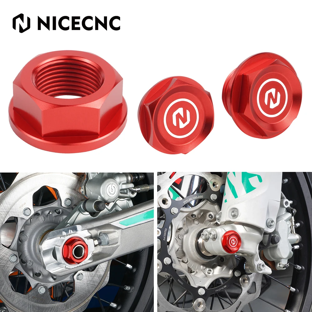 

NICECNC Front Rear Wheel Axle Nut Screw Bolt For BETA RR RRS RR-S 2T 4T 125 200 250 300 350 390 430 450 480 498 RACING STANDARD