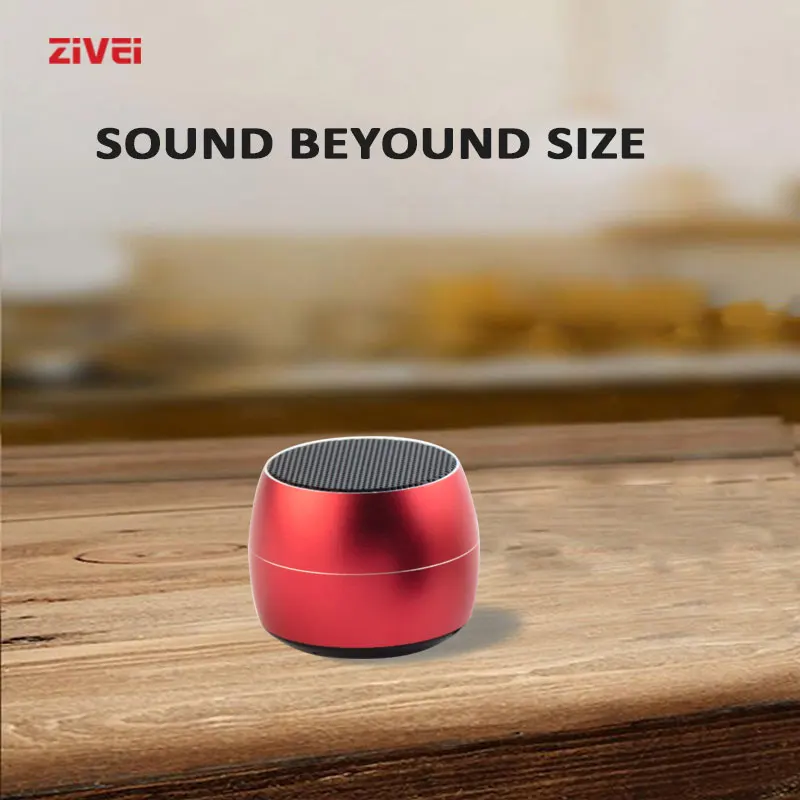 ZIVEI Wireless Speaker with Sound Beyond Size, Bluetooth Speaker box with Boom Bass, Mini Bluetooth Sound Box Portable on the Go