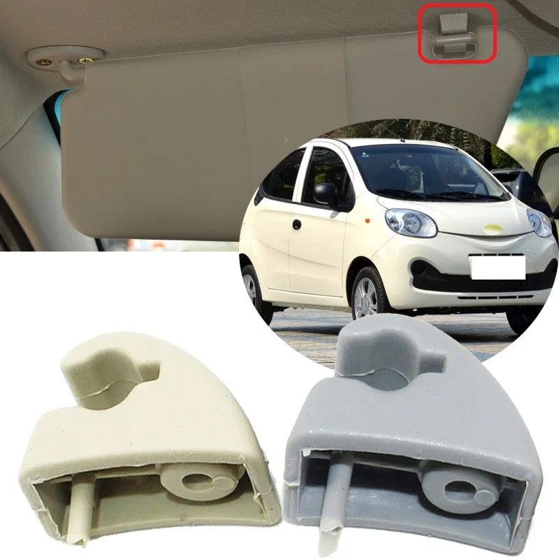 Roavia Car Sun Visor Hood Clip Interior Sun Visor Hook Clip Bracket For Chery QQ,QQ Supermini,IQ,EQ,EQ EV,QQ EV