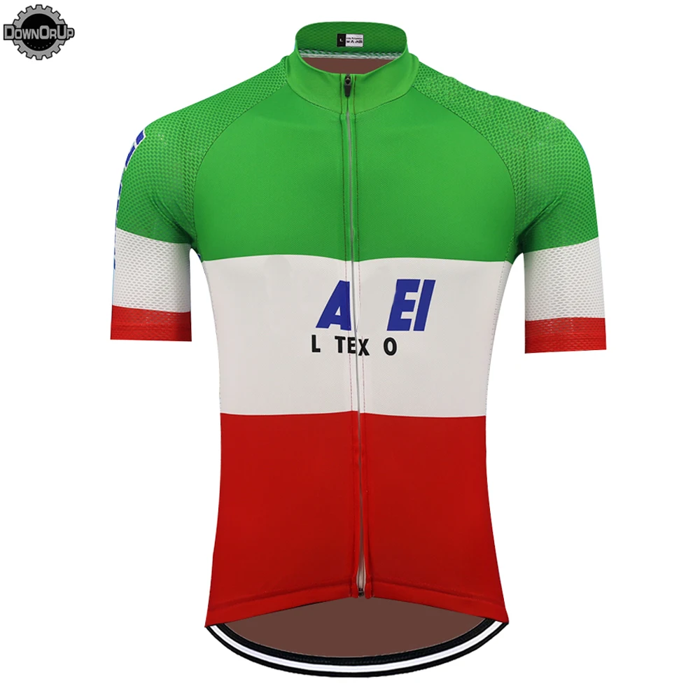 Italy cycling jersey men short sleeve bike wear jersey ropa ciclismo team cycling clothing bicycle clothes DOWNORUP