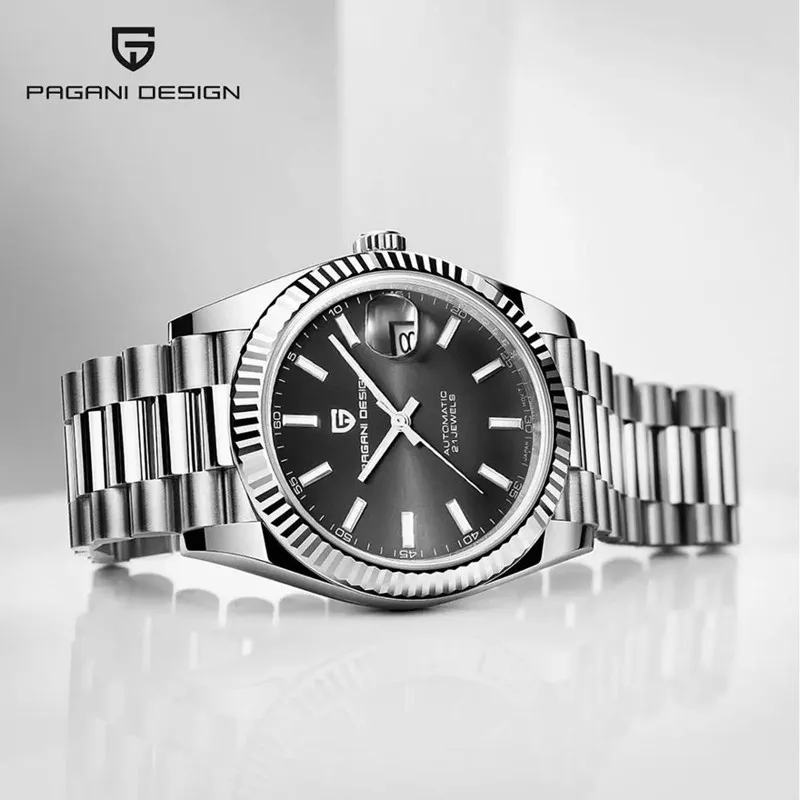 

NEW PAGANI DESIGN Men Watch Top Brand Luxury Sports Clock Waterproof Steel Mechanical Watches sapphire Relogio Masculino PD-1645