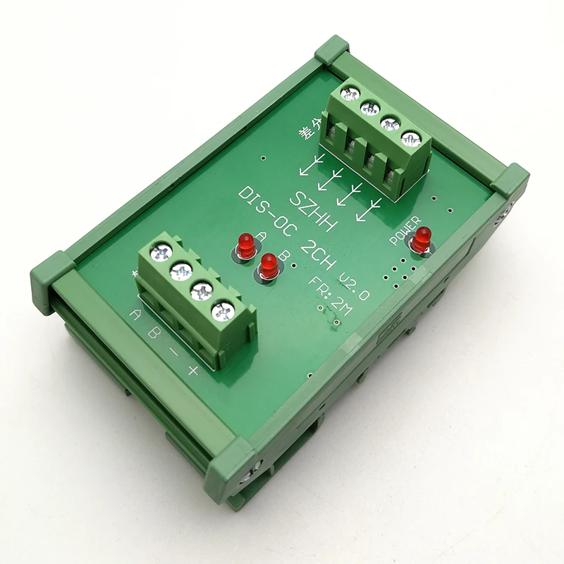 

DIS-OC 2CH v2.0 Differential to collector encoder signal conversion module output compatible with NPN/PNP