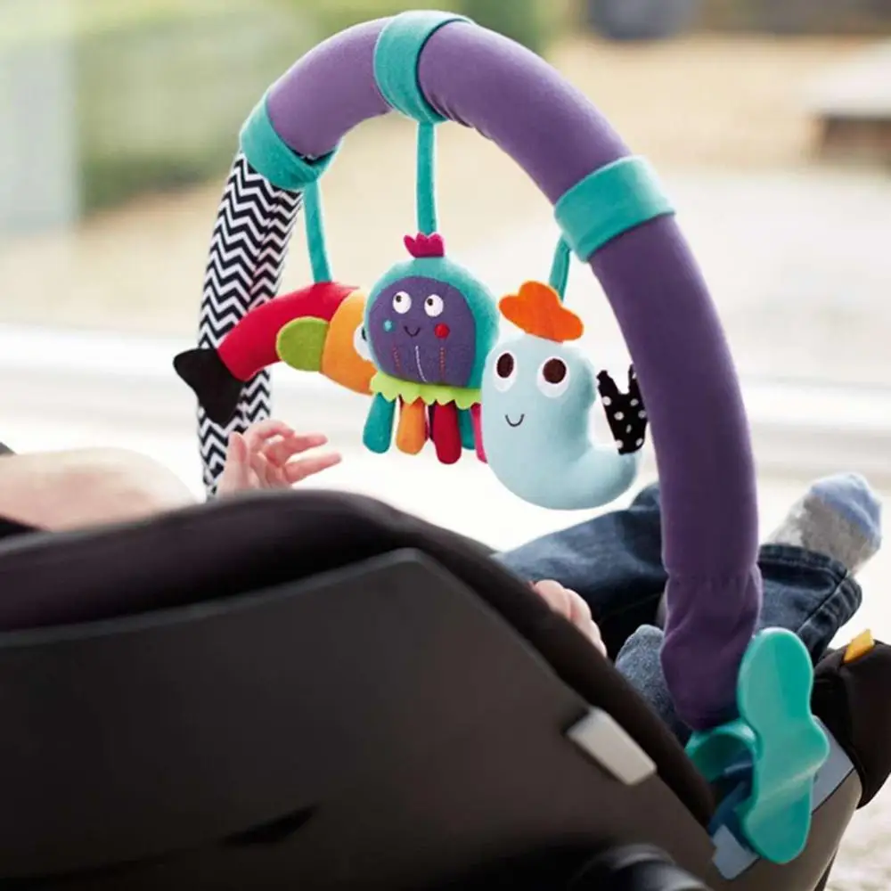 

Baby Crib Hanging Toy Arch Pendant Animal-shape Toys Crib Stroller Accessories Crib Stroller Pendant Great Companion For Baby