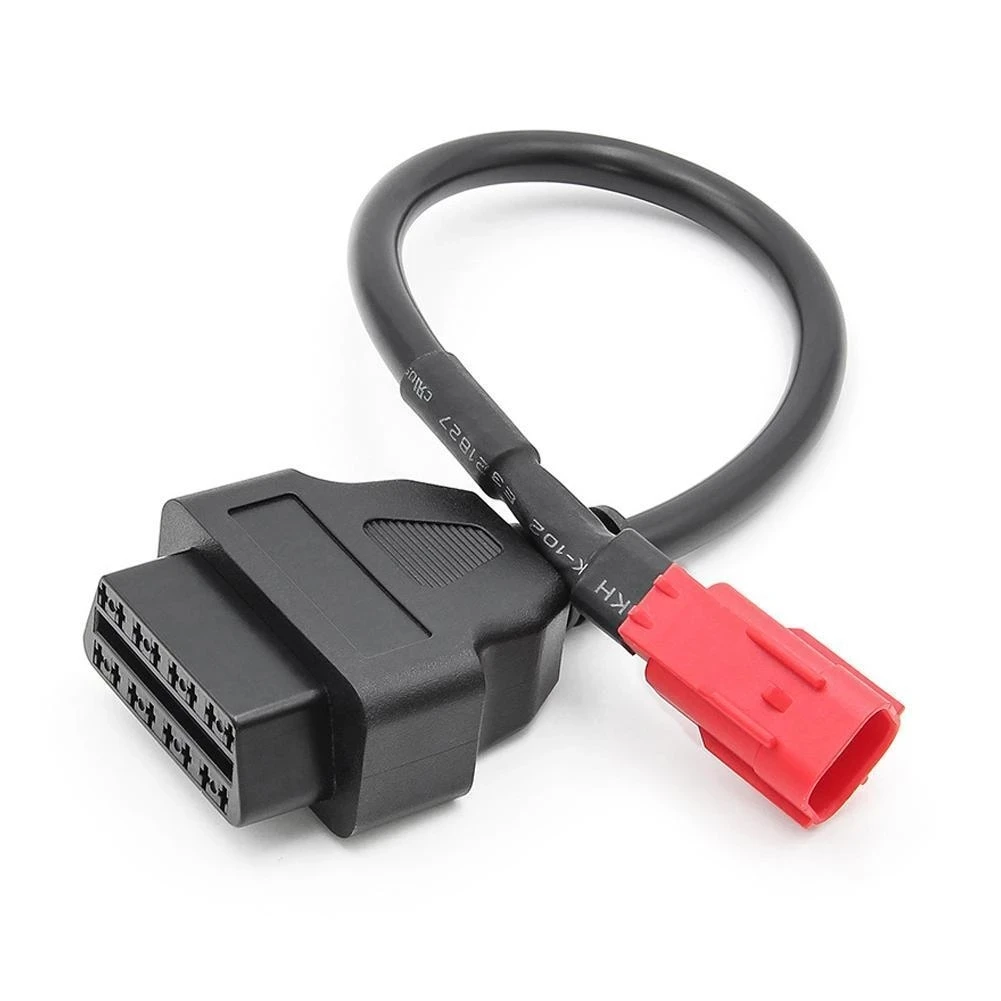 

OBD 16pin To 6 Pin Connector for Honda Motorcycle Country For OBD2 6Pin Locomotive Auto Diagnostic Scanner Adapter Cable