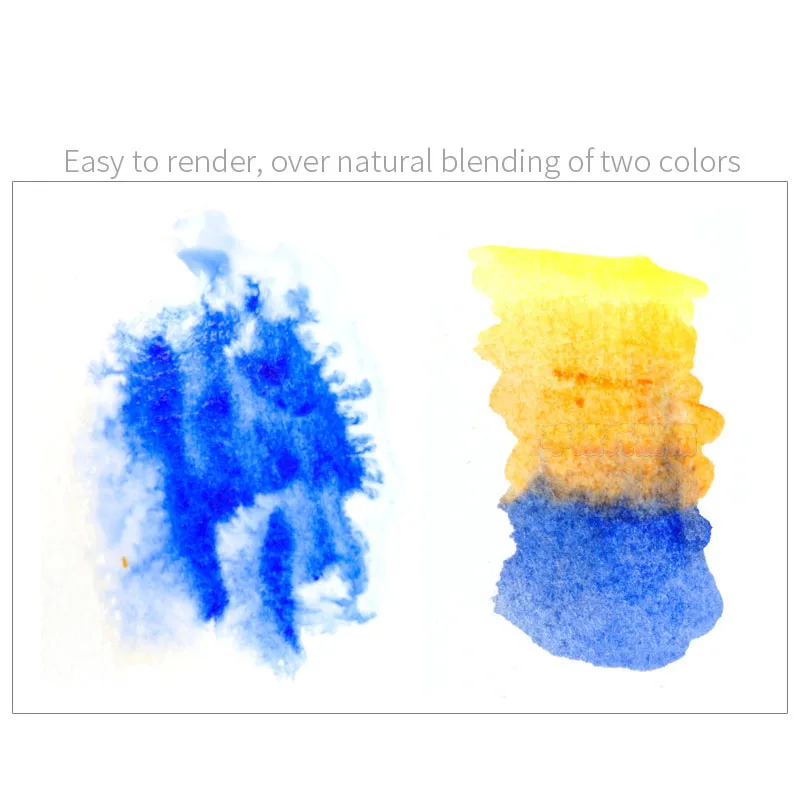 US QOR Artistic Watercolor Paints Set Tin box Pigment Solid Paint Set Palette High Concentration for Artist Painting Drawing