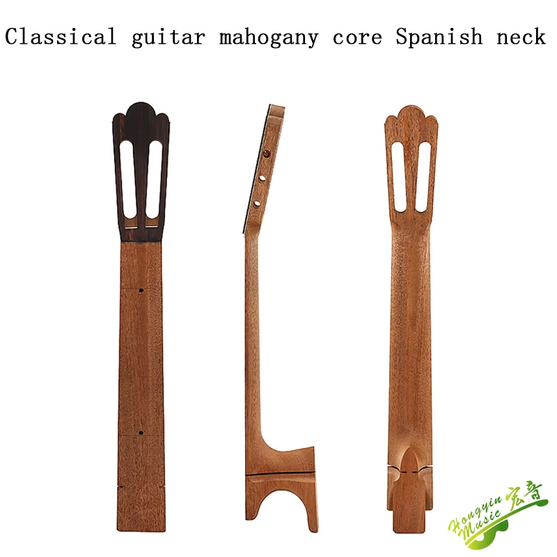 Authentic peach core clip ebony classical guitar finished neck Spanish spanner Spanish stepped neck