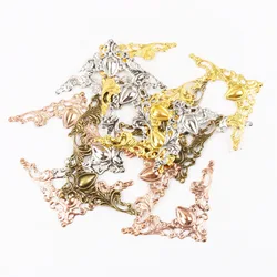 Metal Corners For Books Scrapbooking Photo Albums Menus Corner Protectors Metal Crafts DIY Ornament 41x41mm 16pcs