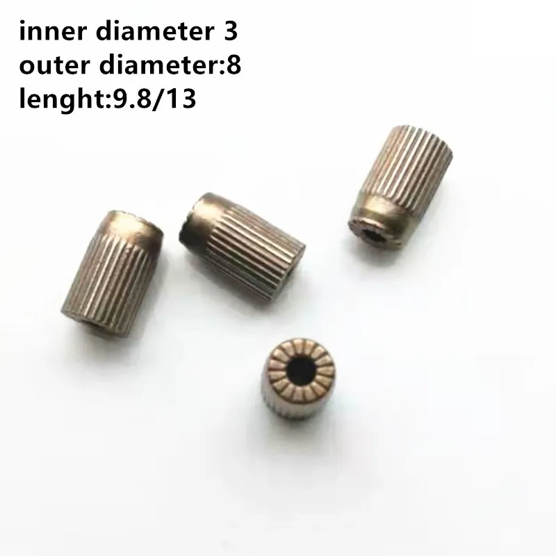 

10 Pcs Inner Diameter 3mm Outer Diameter 8mm Copper Base Alloy Boundary Friction Precision Oil Bearing gear