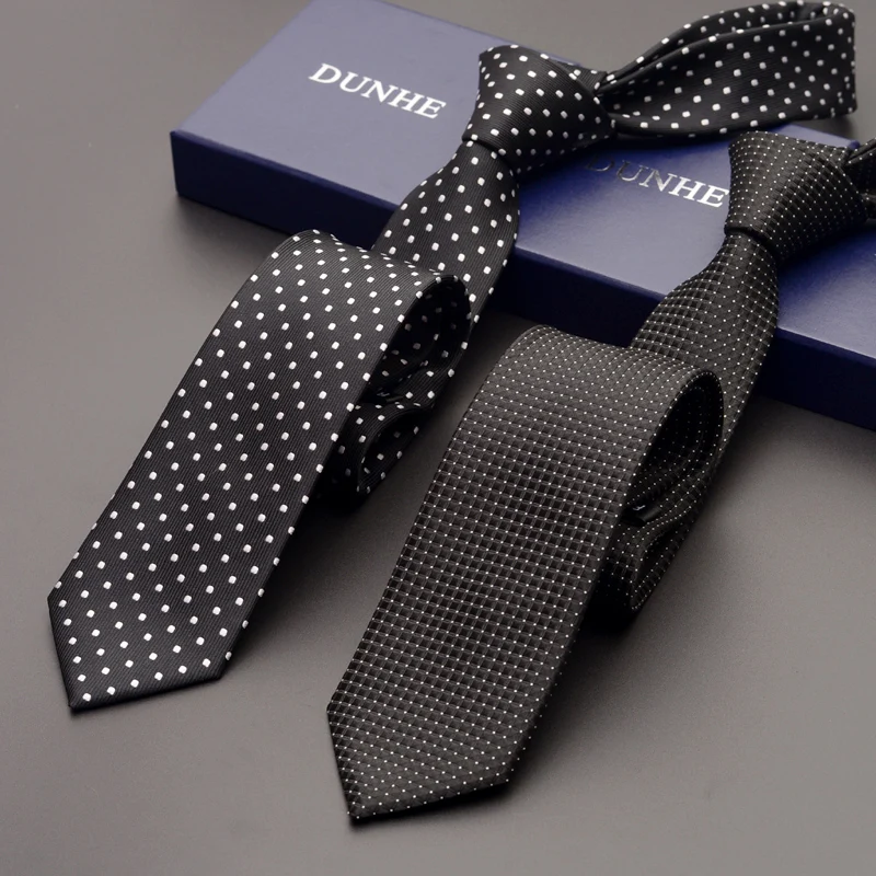 

High Quality 2022 Fashion New Silk Wedding Ties for Men Tie slim 6cm Necktie Designers Brand 2.36 Inches Neck Tie with Gift Box