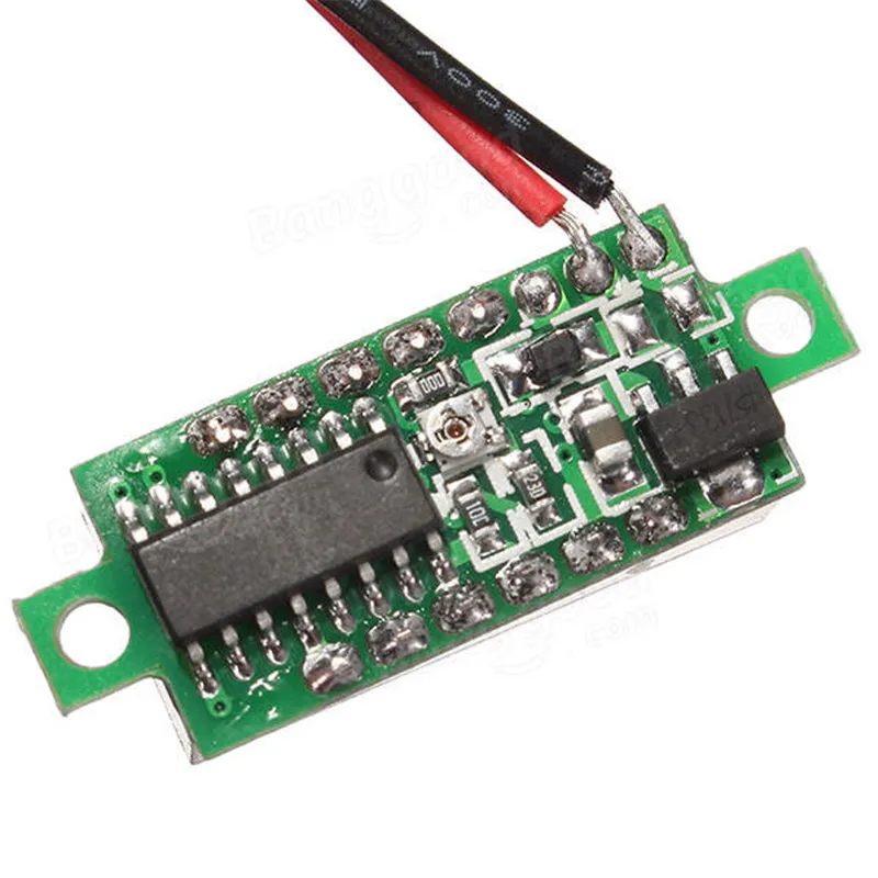 ALLSOME 0.28 Inch 2.5V-30V Mini Digital Voltmeter Voltage Tester Meter LED Screen Electronic Parts Accessories Digital Voltmeter
