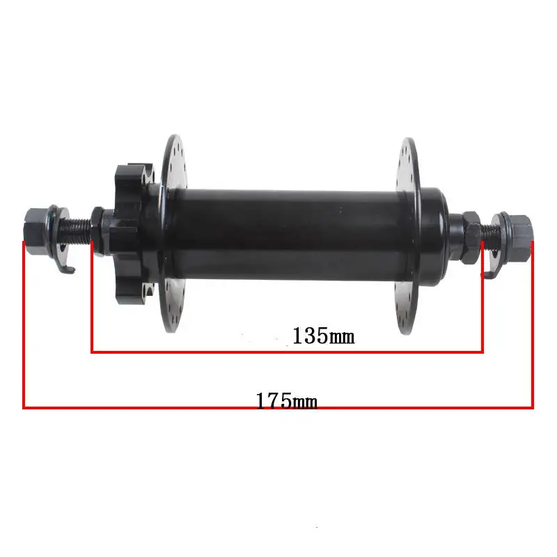 26/20er Fat Bike Hubs 36H F135 R190 Fat Tire Snow Bike Gyratory type Disc Bicycle Hub bicycle hubs bike parts image 4