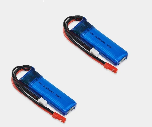 7.4V 600mah 25C Lipo Battery 2s with Connecting Cable for WLtoys A202 A212 A222 A232 A242 A252 4WD RC Car