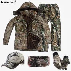 Traje camuflaje térmico impermeable árbol camo caza outdoor